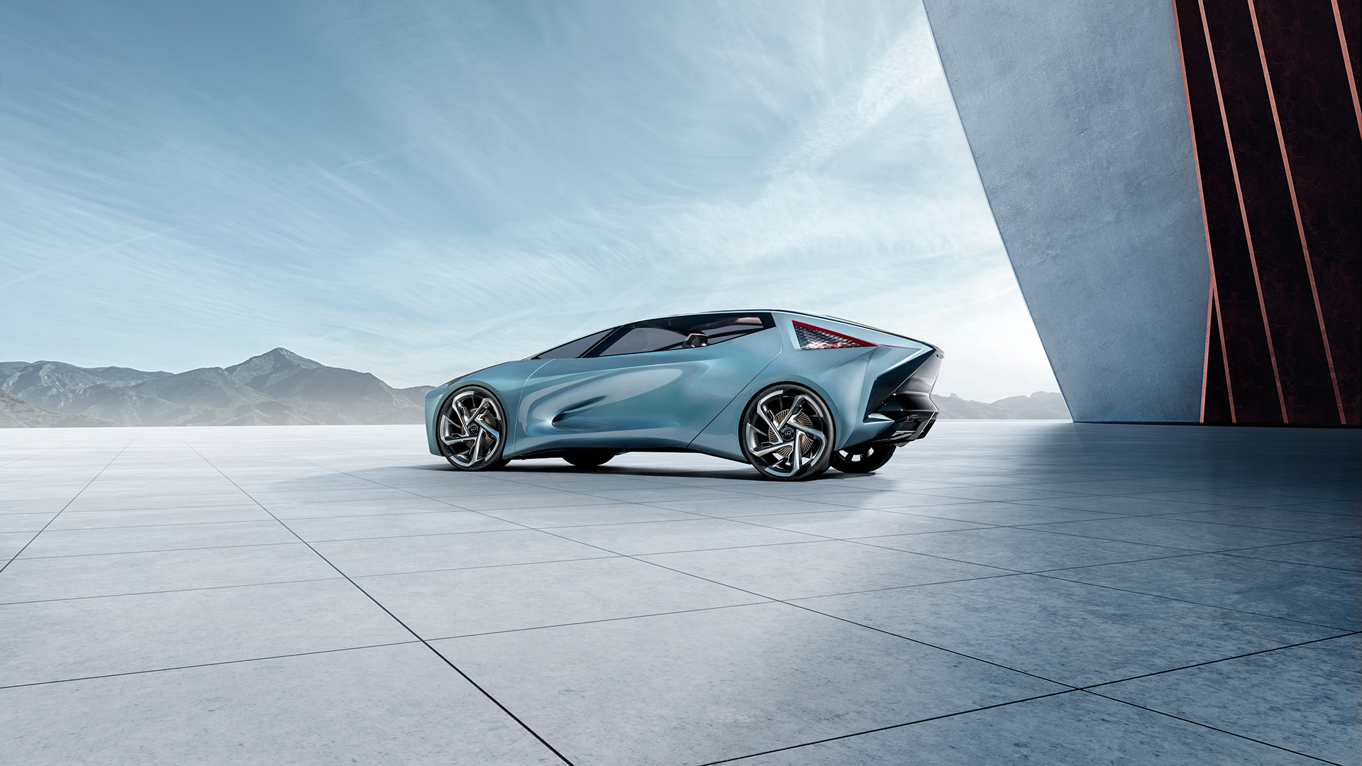 Concept vehicle shown. Not available for purchase.