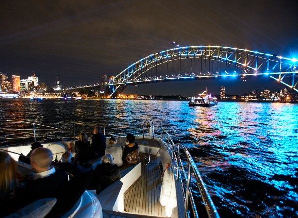 Cruising under the Sydney Harbour Bridge