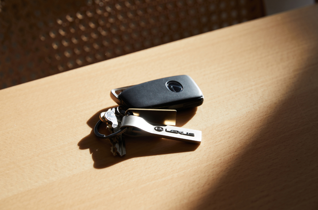 Lexus keys on a table